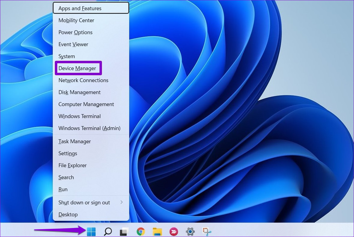 Open Device Manager on Windows 13
