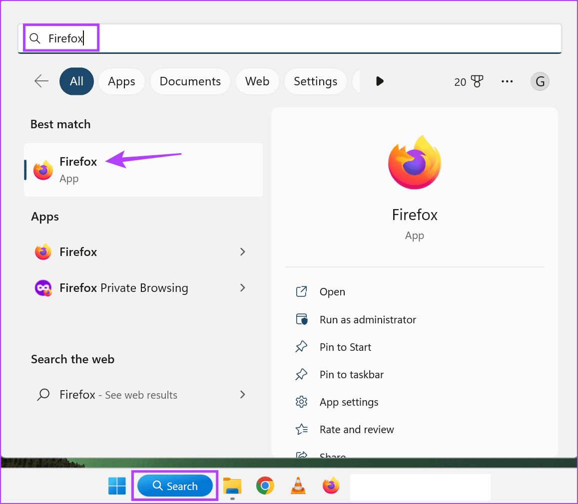 Відкрийте Firefox