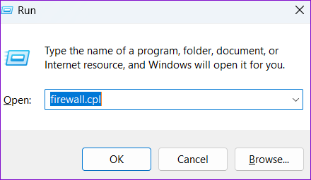 Open Firewall Settings on Windows