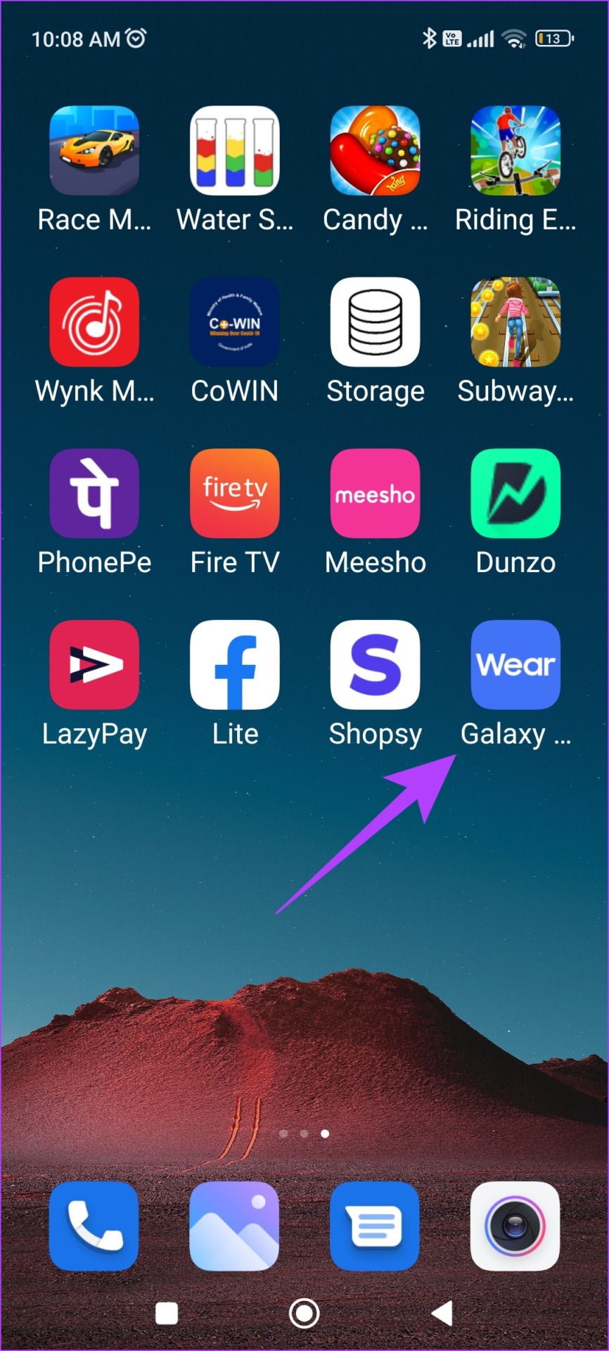 Open Galaxy Wearable App