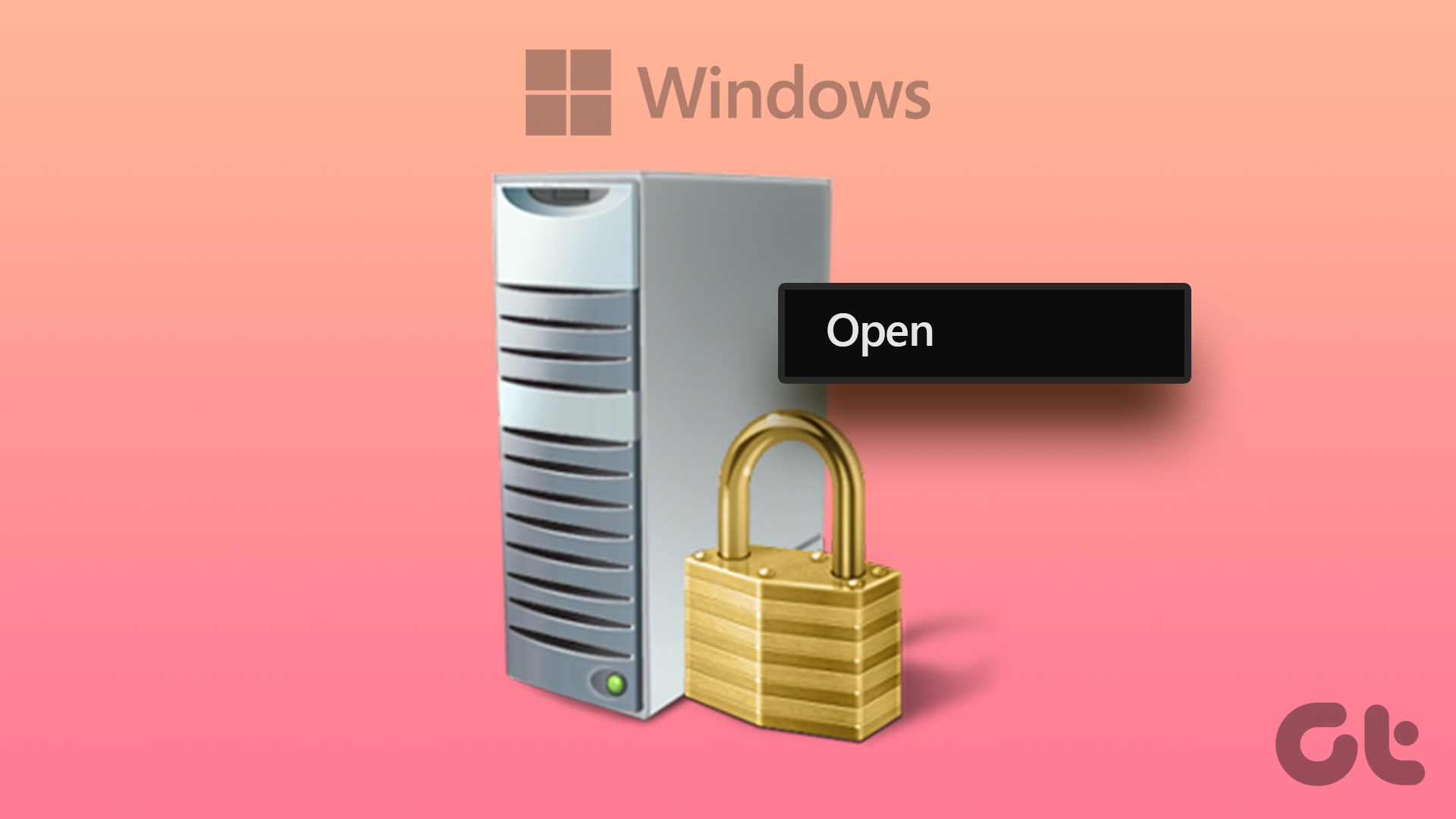 Open Local Security Policy in Windows