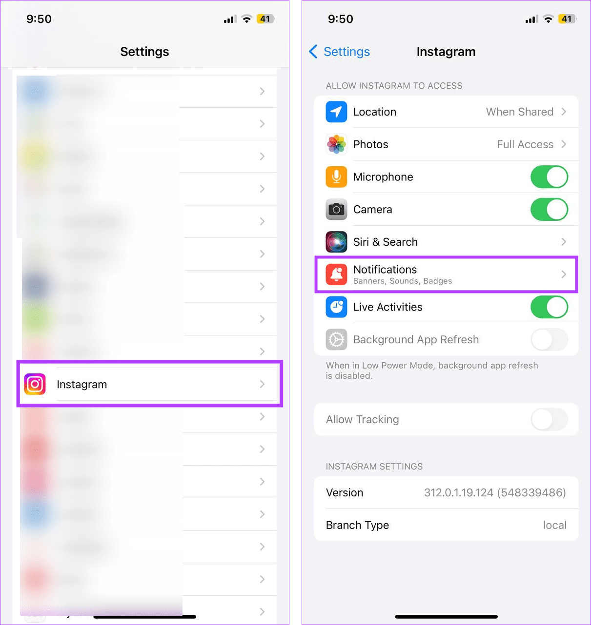 Open Notification Settings 3 - 13