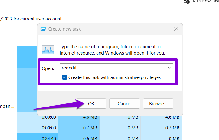Open Registry Editor on Windows