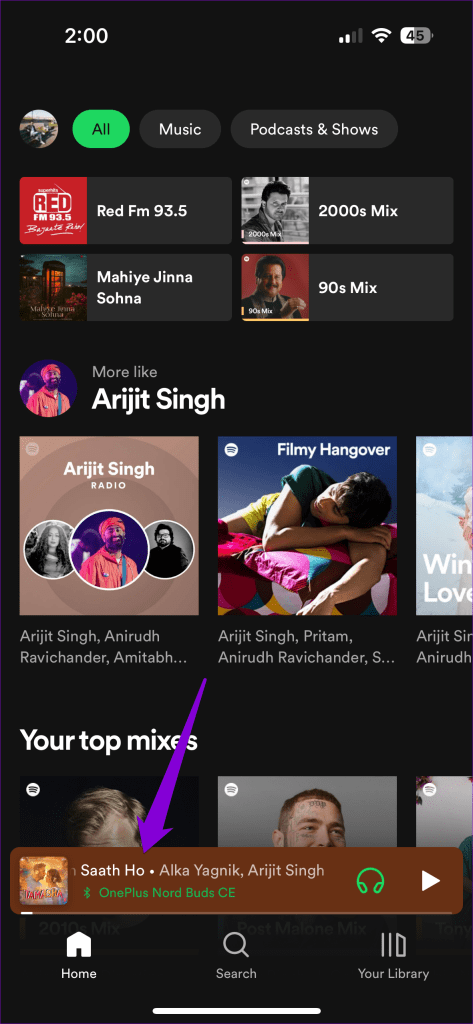 Open Spotify Music Player
