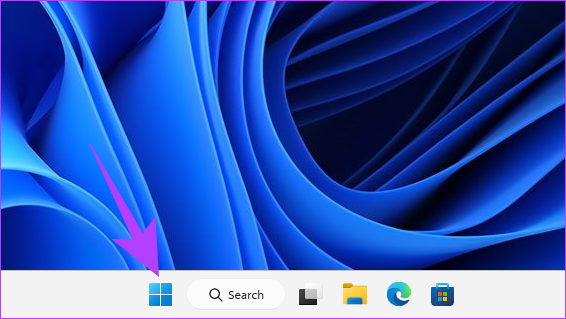 click the on-screen Windows icon