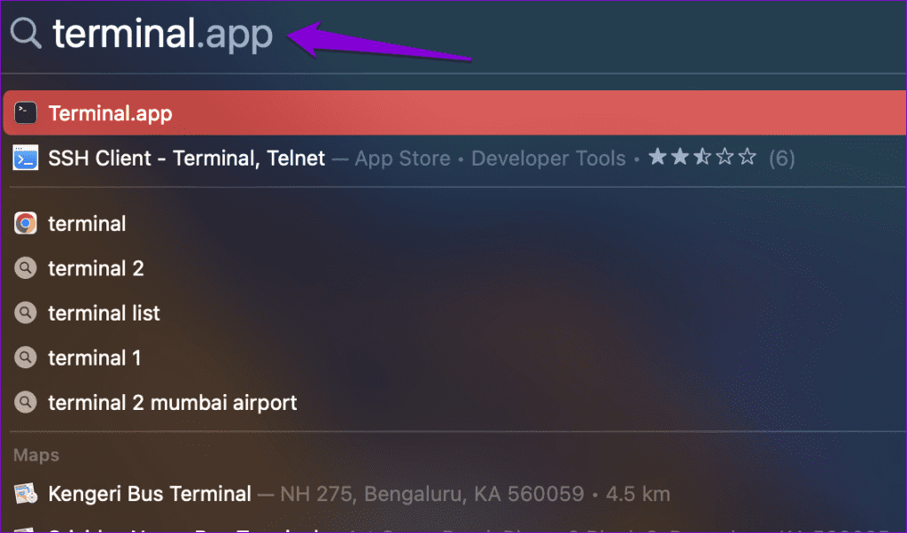 Open Terminal on Mac 2