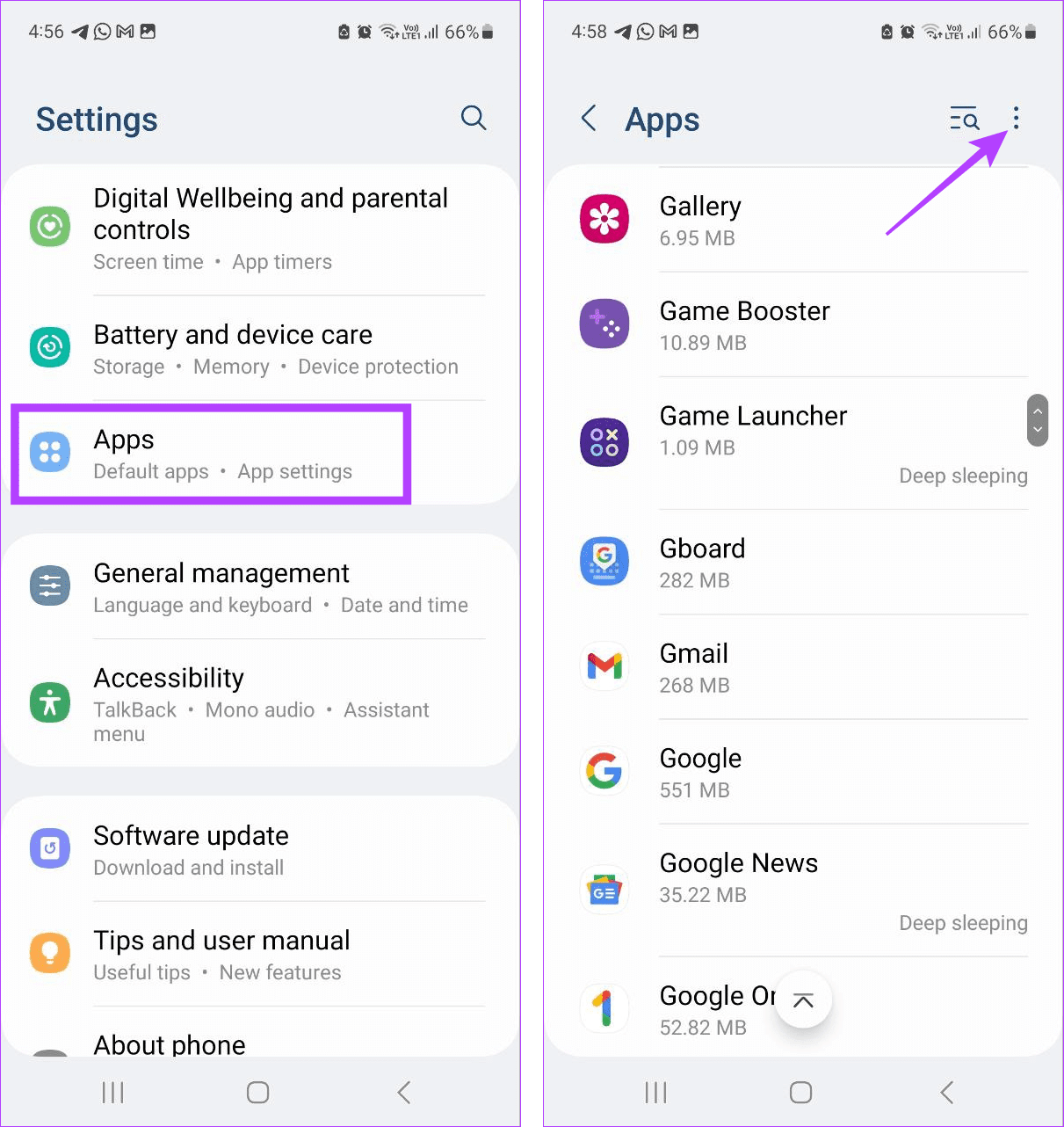Open app settings 5
