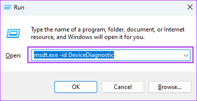 Open device diagnostic