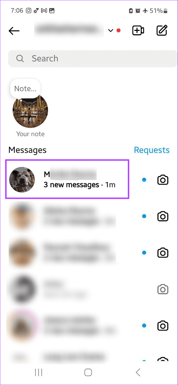 Open the Message