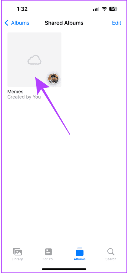 Open the Shared Album 1