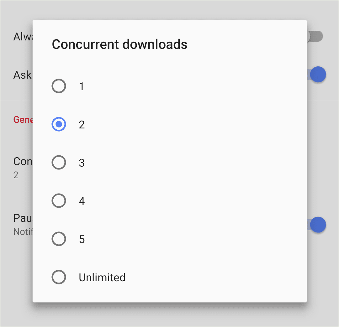 Opera Mini Concurrent Downloads