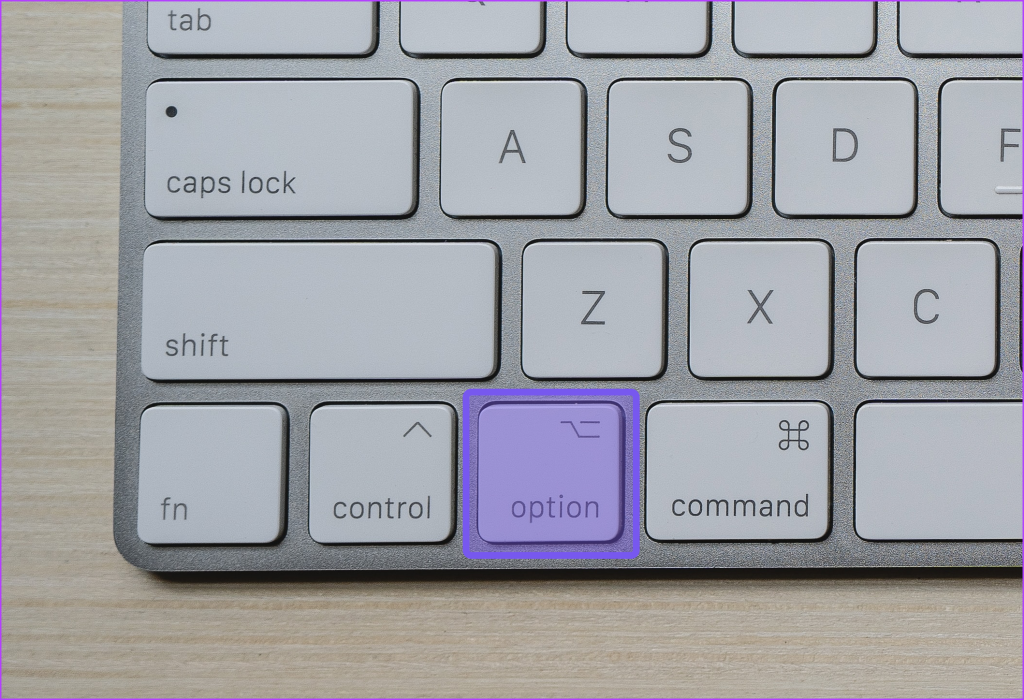 Option Key on Mac Keyboard
