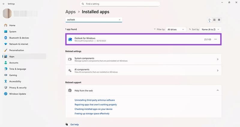 ফাইল সংযুক্ত করার সময় আউটলুক হিমায়িত হয় 10