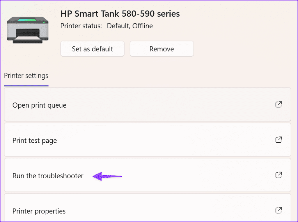 Outlook Quick Print not working 16