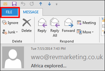 Outlook Open In New Window File