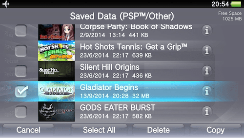 Ps Vita Content Manager Copy Save Data