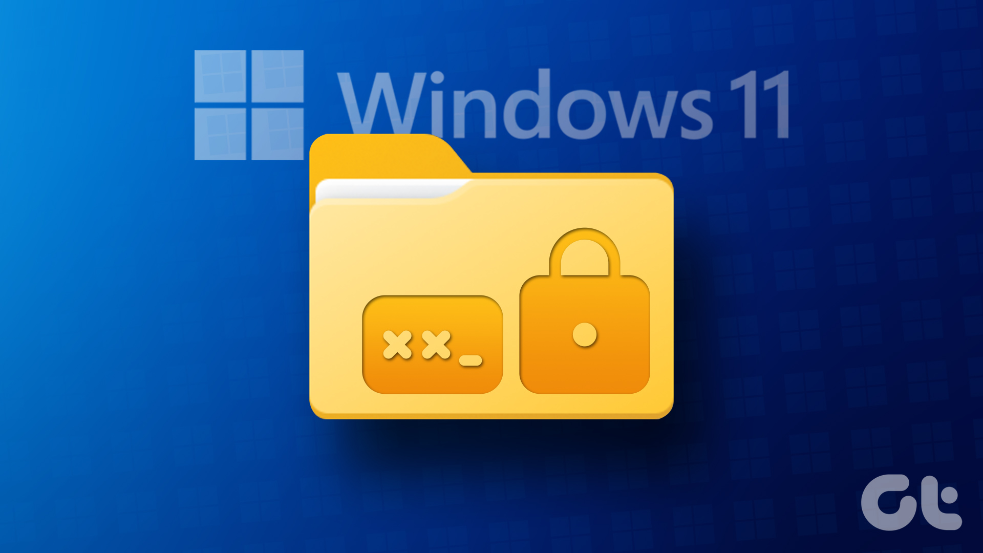 Password protect a folder in Windows 11.