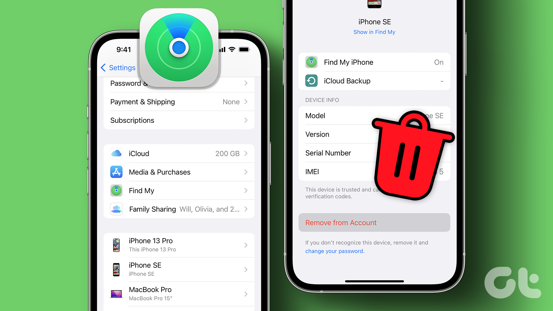 How to Remove Devices From Find My