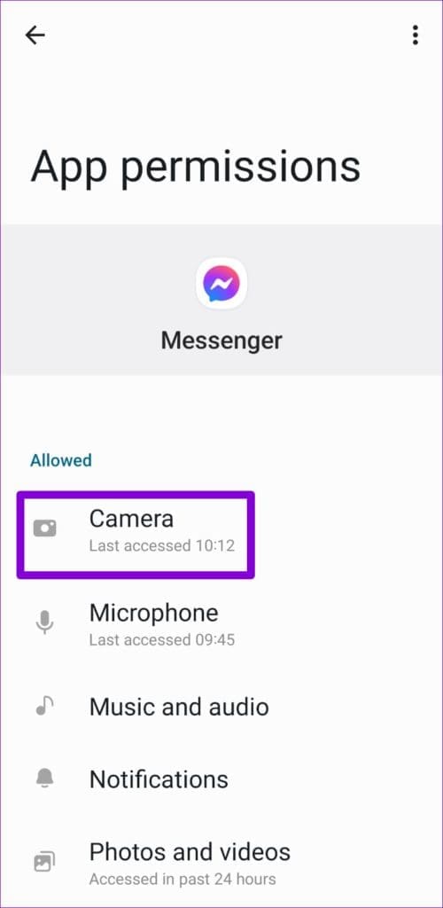Permissions For Messenger