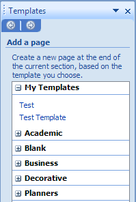Personal Templates