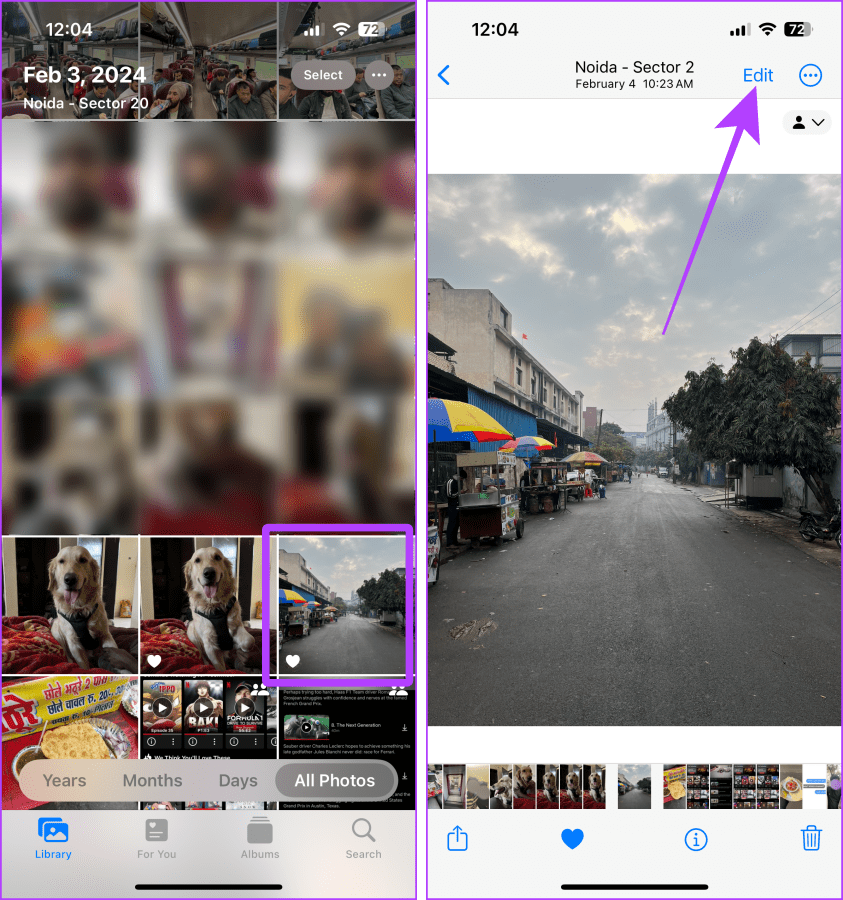 Photos App iPhone 2