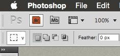 Photoshop Adobe Bridge Button