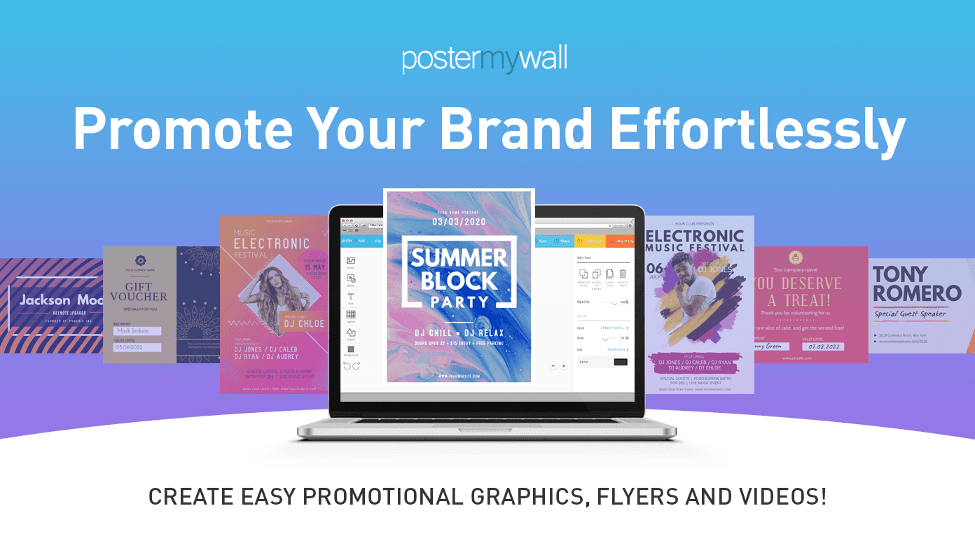A Guide to Use PosterMyWall for Creating Free Marketing Posters and Graphics