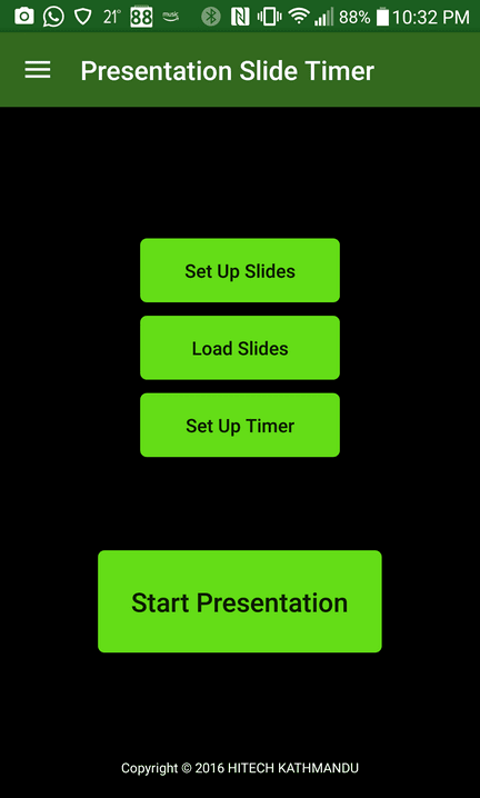 Presentation Slide Timer