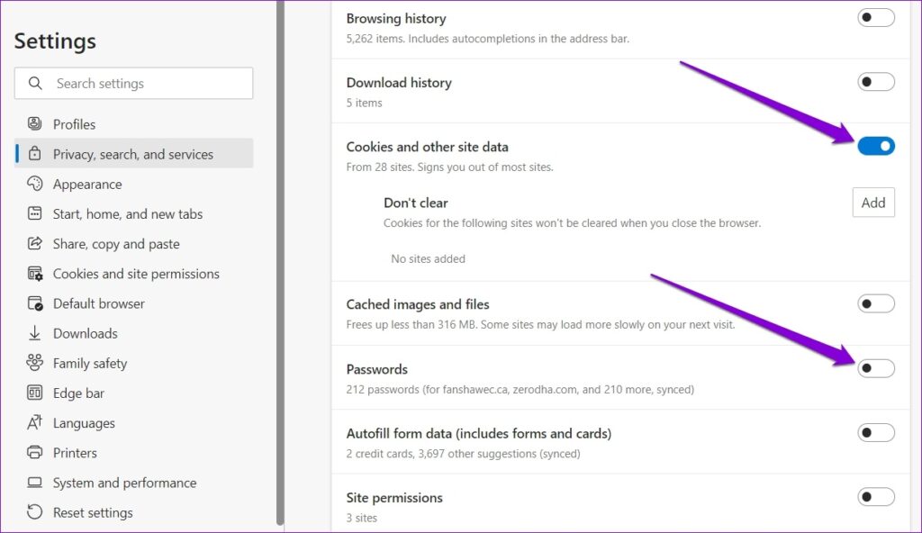 6 Ways to Fix Edge Keeps Signing Me Out of sites Guiding Tech
