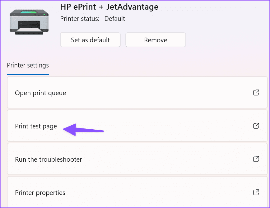Print a test page on Windows and Mac 9