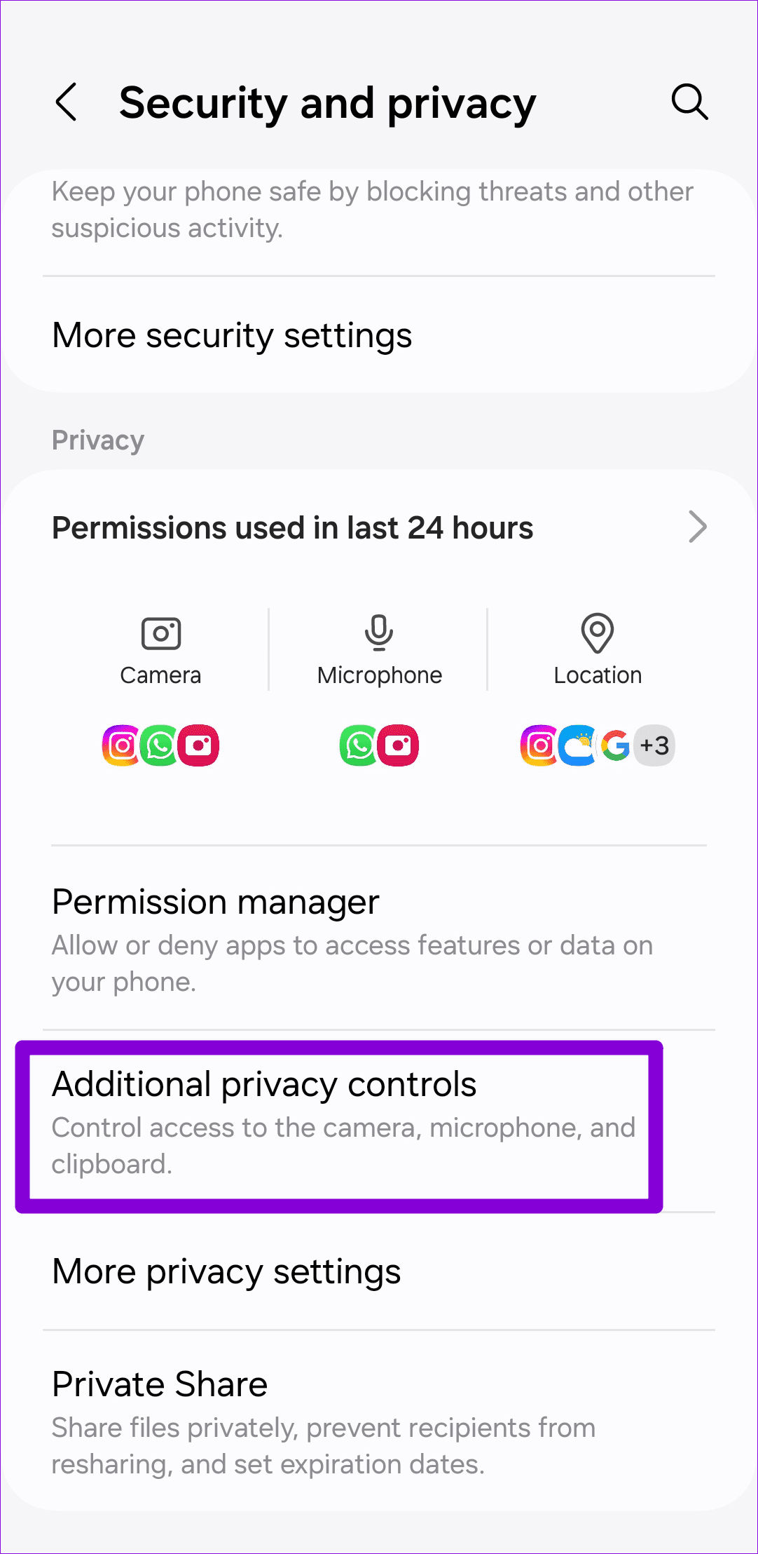 Privacy Controls on Android