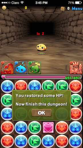 Puzzle And Dragons Hp Restored
