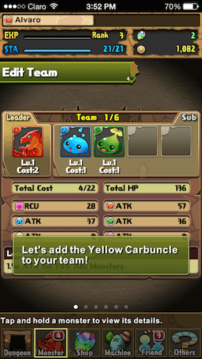 Puzzle And Dragons New Monster Team