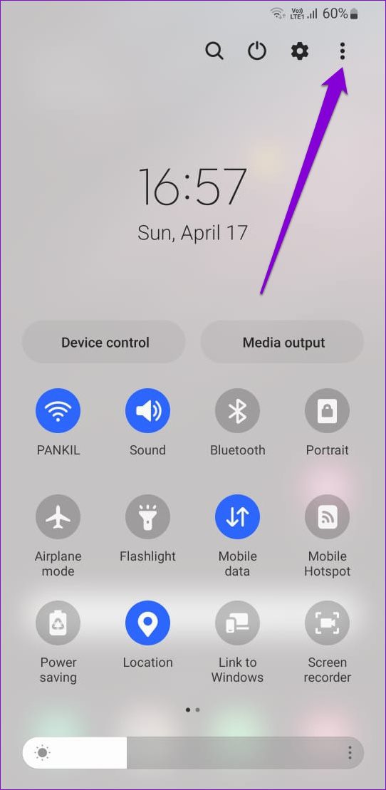 How to Use Quick Settings Panel on Samsung Galaxy Phones - 89