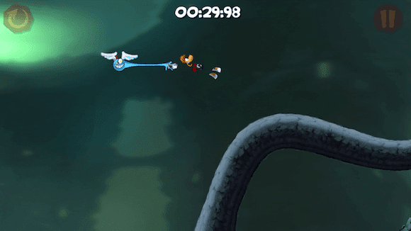 Rayman Jungle Run Successful Jump