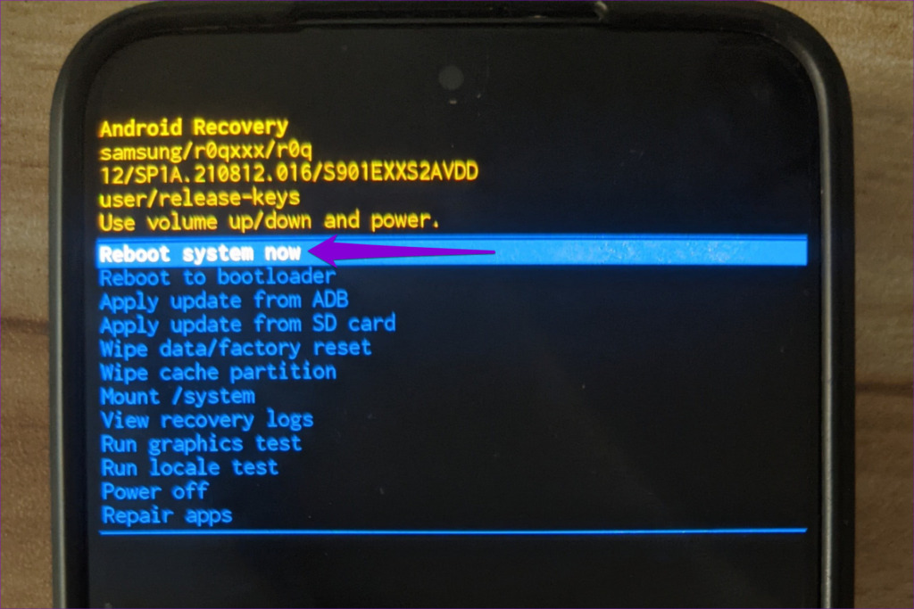 Reboot Android Phone From Recovery Mode