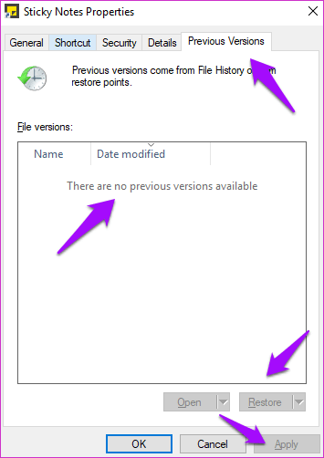Recover Deleted Sticky Notes In Windows 10 3