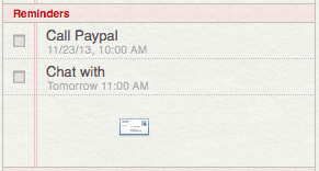 Reminders Email Drag