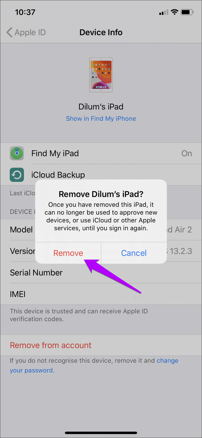Remove Device From Apple Id 4