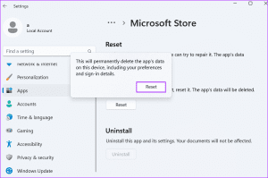 5 Quick Ways to Reset Microsoft Store in Windows 11 - Guiding Tech