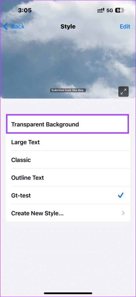 Reset Subtitles on iOS