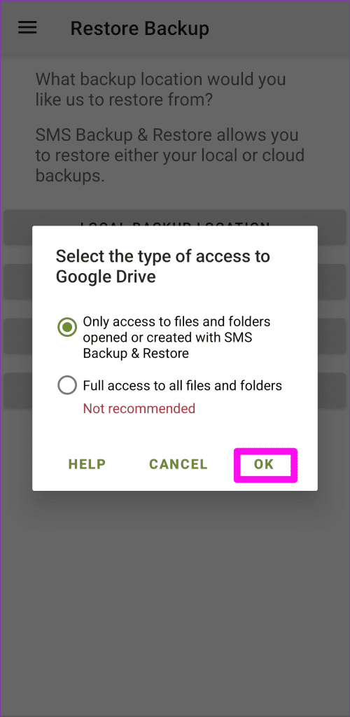 Restore Messages on Samsung Galaxy Phone