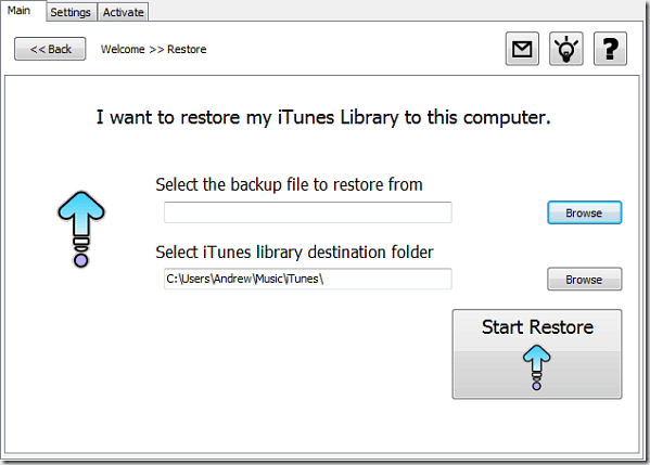 Restore I Tunes Library