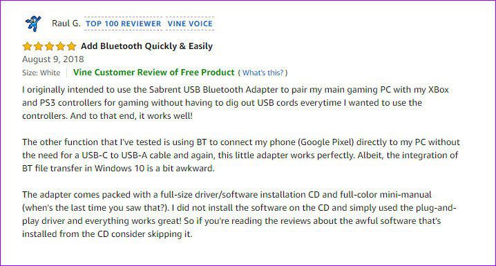 Sabrent Best Usb Bluetooth Adapter For Pc Review