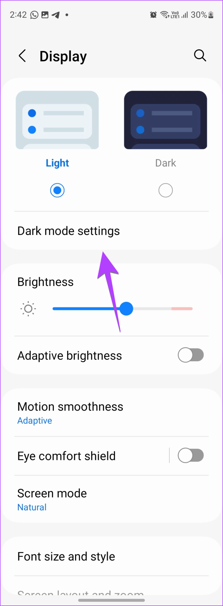 How to Turn On or Off Dark Mode on Samsung Galaxy Phones - Guiding Tech