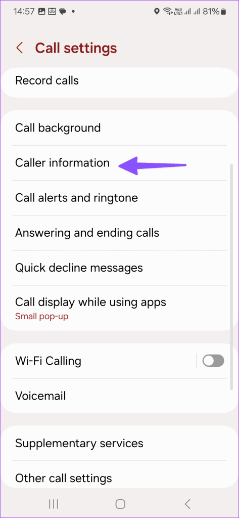 Samsung Phone not Showing Incoming Calls 2
