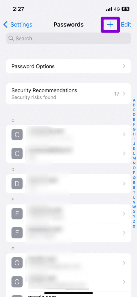 Save Password Manually on iPhone