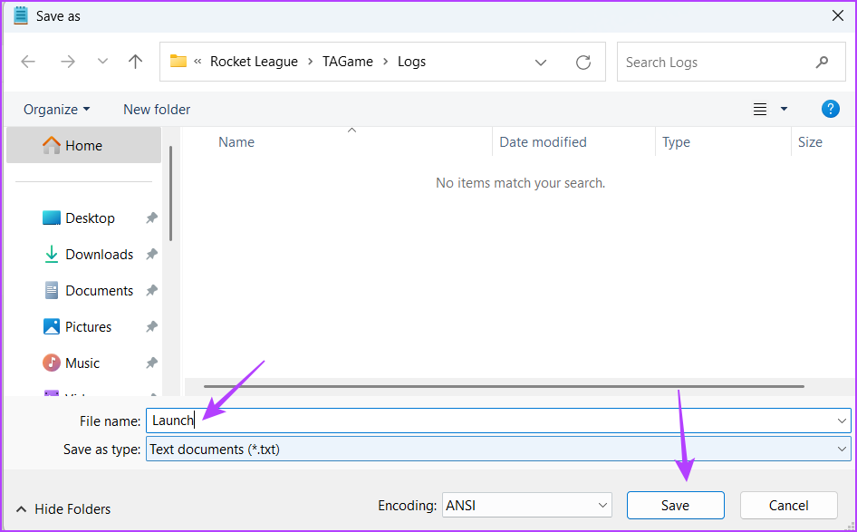 Save button in Notepad