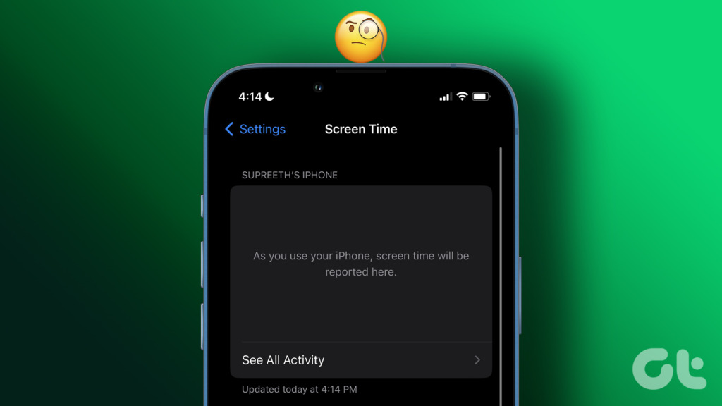 10 Fixes for Screen Time Not Showing Data on iPhone - 14
