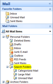 Search Folders